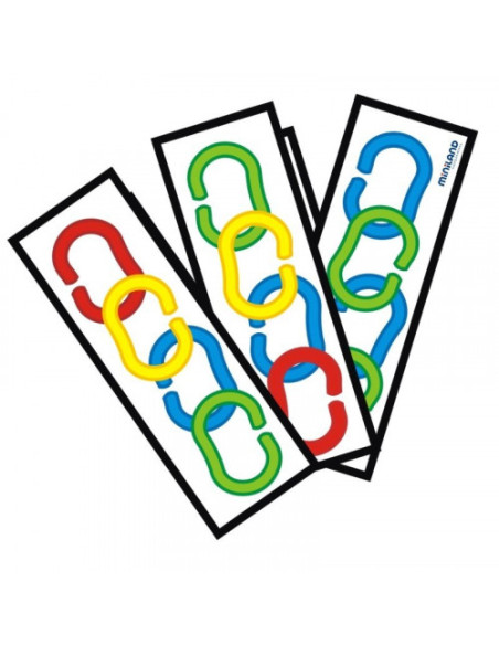 JUEGO CADENA PLASTICO SERIACION Y CLASIFICACION 60 UNIDADES MINILAND 31711