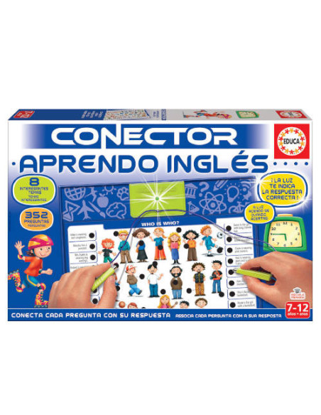 JUEGO CONECTOR APRENDO INGLÉS DE 7-12 AÑOS EDUCA BORRAS 17206