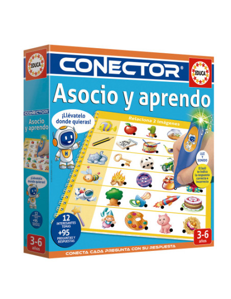JUEGO CONECTOR ASOCIO Y APRENDO EDUCA BORRAS 20084