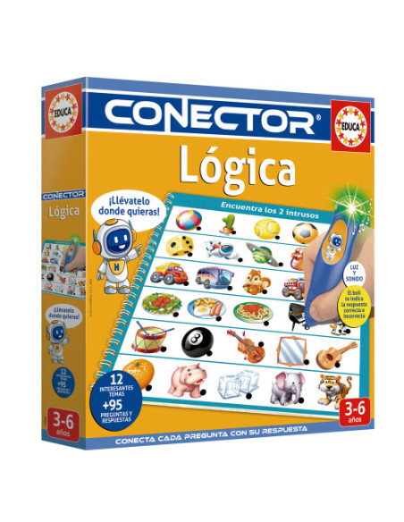 JUEGO CONECTOR LOGICA EDUCA BORRAS 20085