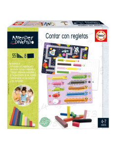 JUEGO CONTAR CON REGLETAS (COL. APRENDER ES DIVERTIDO) EDUCA BORRAS 20110
