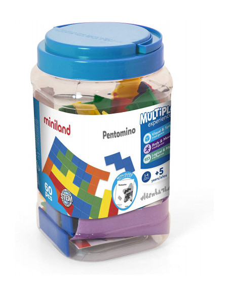 JUEGO DIDACTICO PENTOMINOS DE COLORES MINILAND 95219