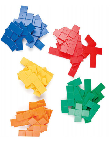 JUEGO DIDACTICO PENTOMINOS DE COLORES MINILAND...