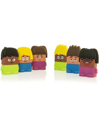 JUEGO EMOTIBLOCKS 6 PERSONAJES MINILAND 32350