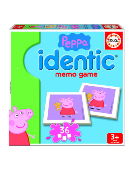 JUEGO IDENTIC PEPPA PIG +3 AÑOS EDUCA BORRAS 16227