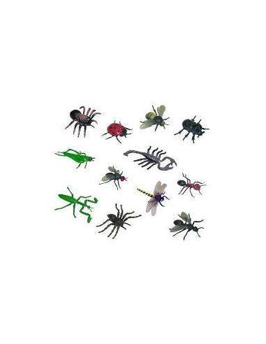 JUEGO INSECTOS 12 FIGURAS MINILAND 27480