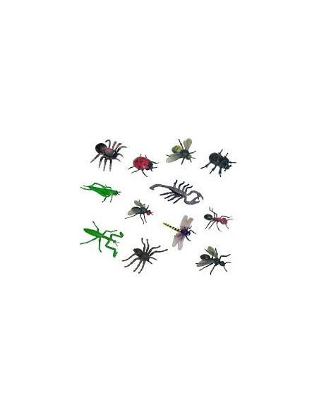 JUEGO INSECTOS 12 FIGURAS MINILAND 27480