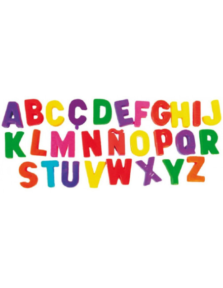 JUEGO LETRAS MAYUSCULAS MAGNETICAS BOTE DE 154 PIEZAS MINILAND 97911
