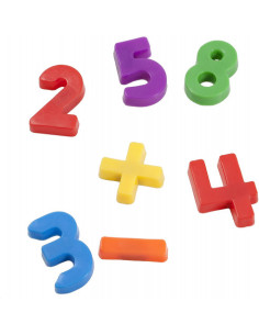 JUEGO LETRAS NUMEROS MAGNETICOS BOTE DE 162 PIEZAS MINILAND 97915 2