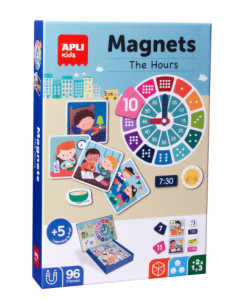 JUEGO MAGNETICO LAS HORAS 96U APLI 18573