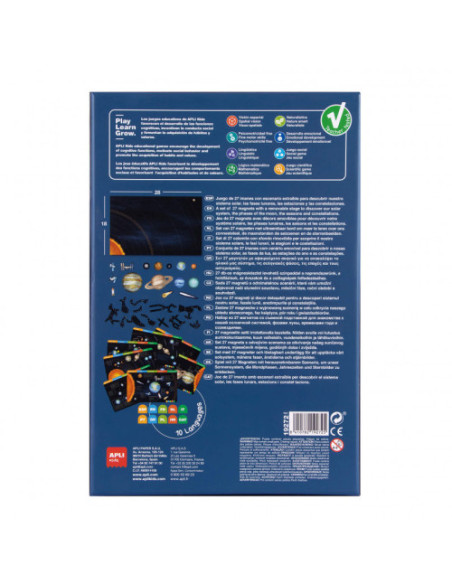 JUEGO MAGNÉTICO SISTEMA SOLAR APLI 19272