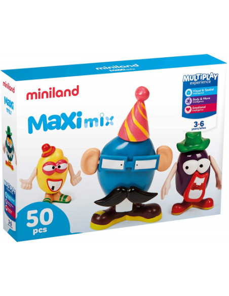 JUEGO MAXIMIX 50 PIEZAS MINILAND 97115