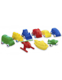 JUEGO MINIMOBIL 36 VEHICULOS SURTIDOS MINILAND 27471