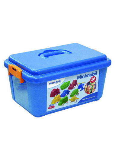 JUEGO MINIMOBIL 36 VEHICULOS SURTIDOS MINILAND...