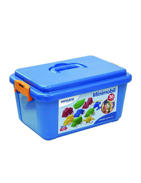 JUEGO MINIMOBIL 36 VEHICULOS SURTIDOS MINILAND 27471