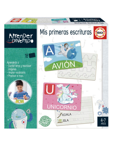 JUEGO MIS PRIMERAS ESCRITURAS (COL. APRENDER ES DIVERTIDO) EDUCA BORRAS 20112