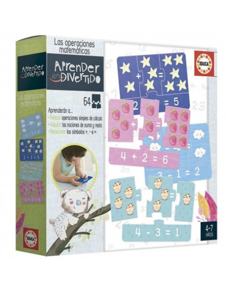 JUEGO OPERACIONES MATEMATICAS EDUCA BORRAS 18699
