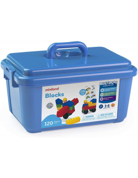 JUEGO SUPER KIM BLOC 120 PIEZAS MINILAND 32310