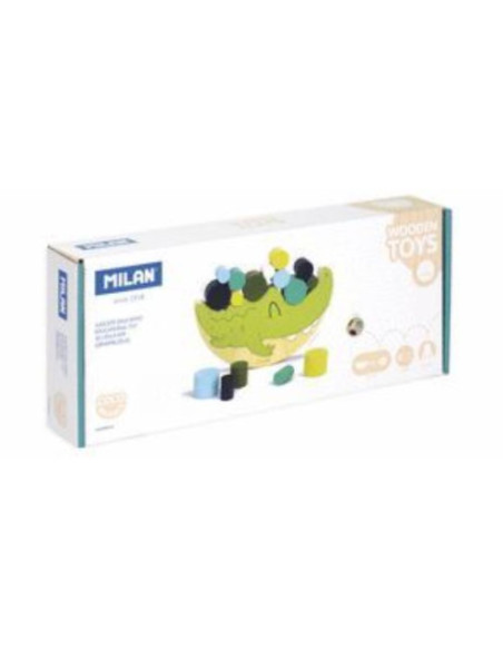 JUGUETE EDUCATIVO DE MADERA CILINDROS APLILABLES 'COCO BALANCE' MILAN 660510