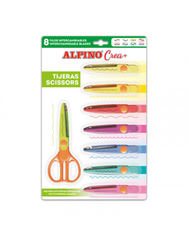 KIT CREA TIJERAS PARA MANUALIDADES ALPINO PT0030