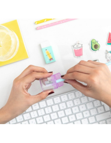 KIT DE ESTUCHE TRANSPARENTE PVC "PARA APUNTES...