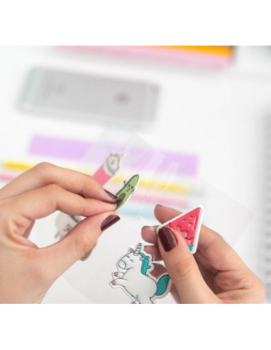 KIT DE ESTUCHE TRANSPARENTE PVC "PARA APUNTES...