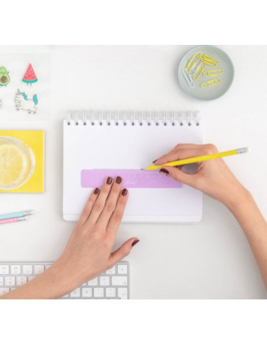 KIT DE ESTUCHE TRANSPARENTE PVC "PARA APUNTES...