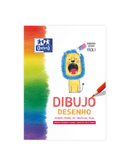 KIT KIDS1 BLOCS DIBUJO+BLOC ACUARELA/TEMPERA+ESTUCHE KANGOO+TEMPERAS OXFORD 400169566