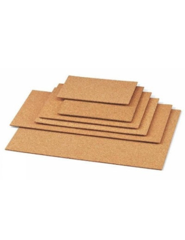 CAJA DE 10 LAMINAS DE CORCHO DE 4 MM. 20X30 CM. FAIBO 605-SPI