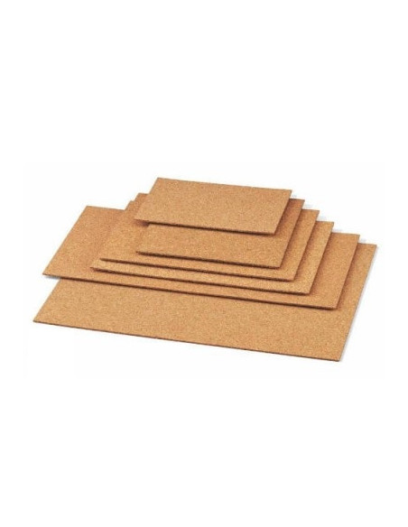 CAJA DE 10 LAMINAS DE CORCHO DE 4 MM. 20X30 CM. FAIBO 605-SPI