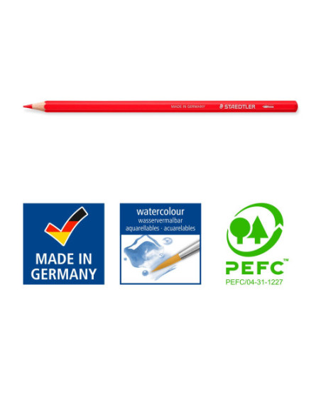 LÁPICES DE COLORES ACUARELABLES 146 10C, 48 PZAS STAEDTLER 14610C C48