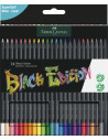 ESTUCHE 24 LÁPICES DE COLORES BLACK EDITION. FABER CASTELL 116424