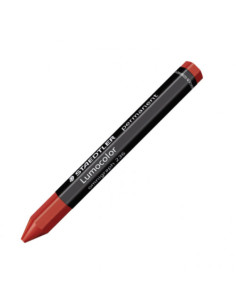 LAPIZ CERA PERMANENTE LUMOCOLOR OMNIGRAPH 12MM. ROJO STAEDTLER 236-2