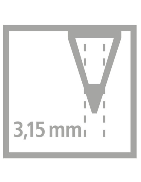 LAPIZ ERGONOMICO EASYGRAPH PARA ZURDOS HB 3,15MM. ROSA STABILO 321/01-HB-6