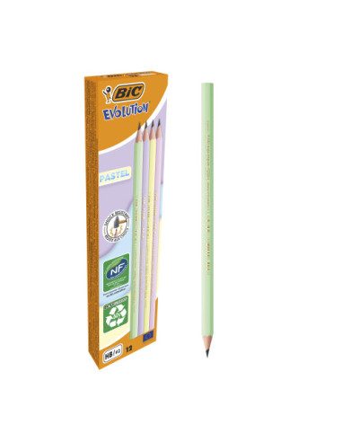 LAPIZ GRAFITO HB PASTEL BIC 518307