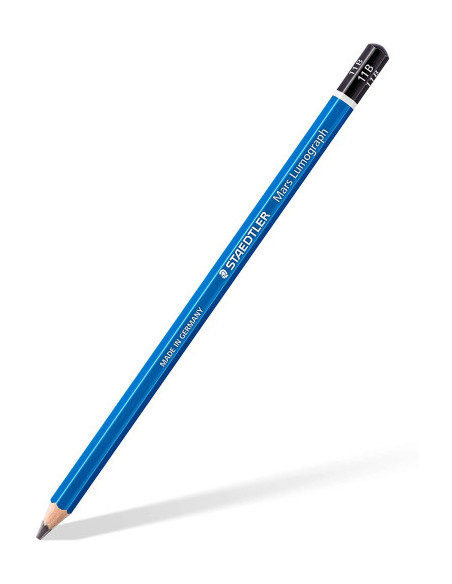 LAPIZ GRAFITO MARS LUMOGRAPH 100, GRAD. 11B STAEDTLER 100-11B
