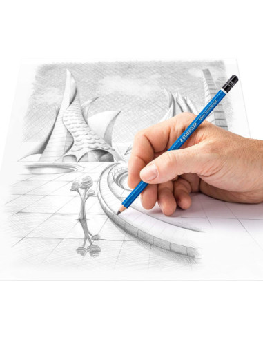 LAPIZ GRAFITO MARS LUMOGRAPH 100, GRAD. 11B...