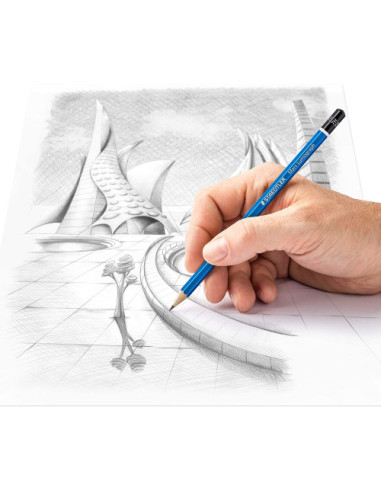 LAPIZ GRAFITO MARS LUMOGRAPH 100, GRAD. 7H...