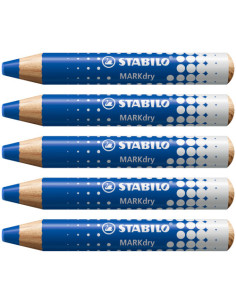 LAPIZ PARA PIZARRA BLANCA MARKDRY AZUL STABILO 648/41
