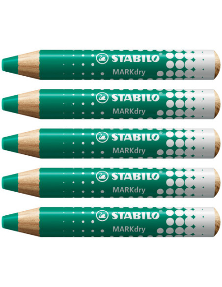 LAPIZ PARA PIZARRA BLANCA MARKDRY VERDE STABILO 648/43
