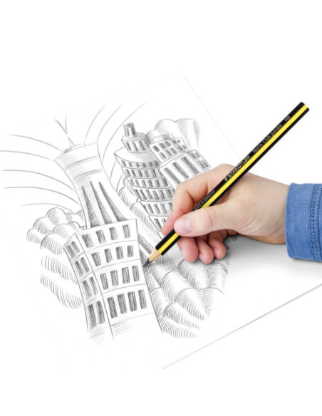 LAPIZ TRIANGULAR NORIS CLUB MINA 4MM. HB STAEDTLER 119