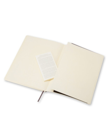 LIBRETA CLASICA TAPA BLANDA NEGRA XL (19X25CM)...