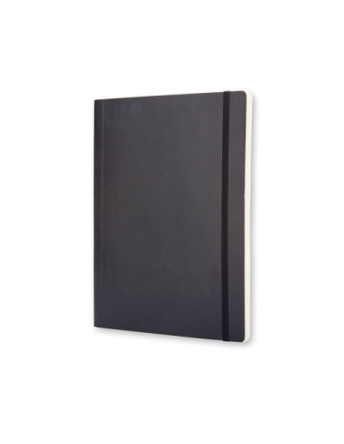 LIBRETA CLASICA TAPA BLANDA NEGRA XL (19X25CM)...