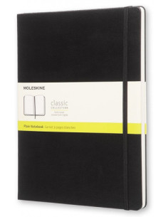LIBRETA CLASICA TAPA DURA NEGRA XL (19X25CM) LISA MOLESKINE QP092