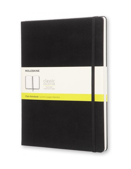 LIBRETA CLASICA TAPA DURA NEGRA XL (19X25CM) LISA MOLESKINE QP092