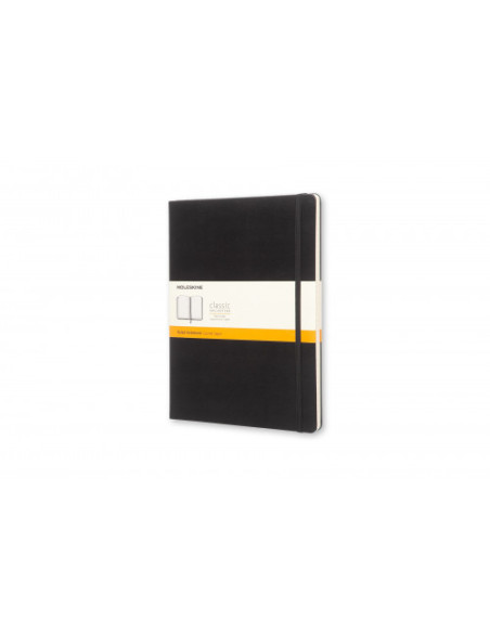 LIBRETA CLASICA TAPA DURA NEGRA XL (19X25CM) RAYAS MOLESKINE QP090