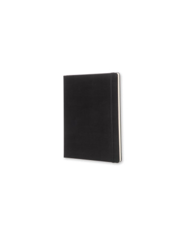 LIBRETA CLASICA TAPA DURA NEGRA XL (19X25CM)...