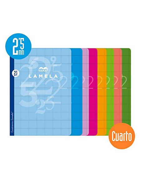 LIBRETA CUARTO 50 HOJAS RAYADO 2