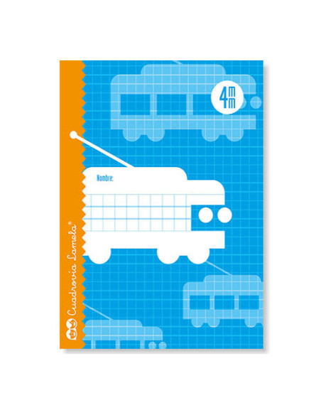 LIBRETA CUBIERTA BASICA 4º RAYADO 4 MM 30 HOJAS LAMELA 06004