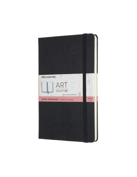 LIBRETA DE ARTE BULLET L (13X21CM) NEGRA MOLESKINE ARTBULNT3